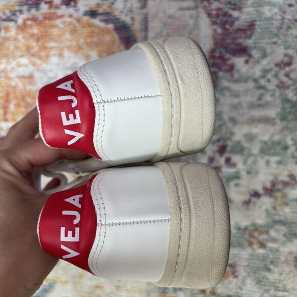 VEJA V-10 White Nautico Sneakers - Picture 3 of 9